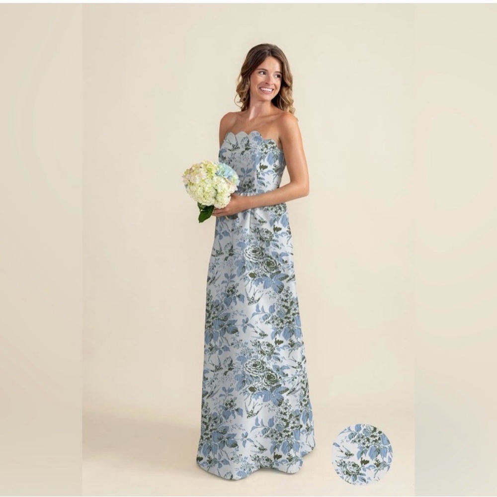 Lula Kate Hayes - Garden Flora Jacquard - Mist